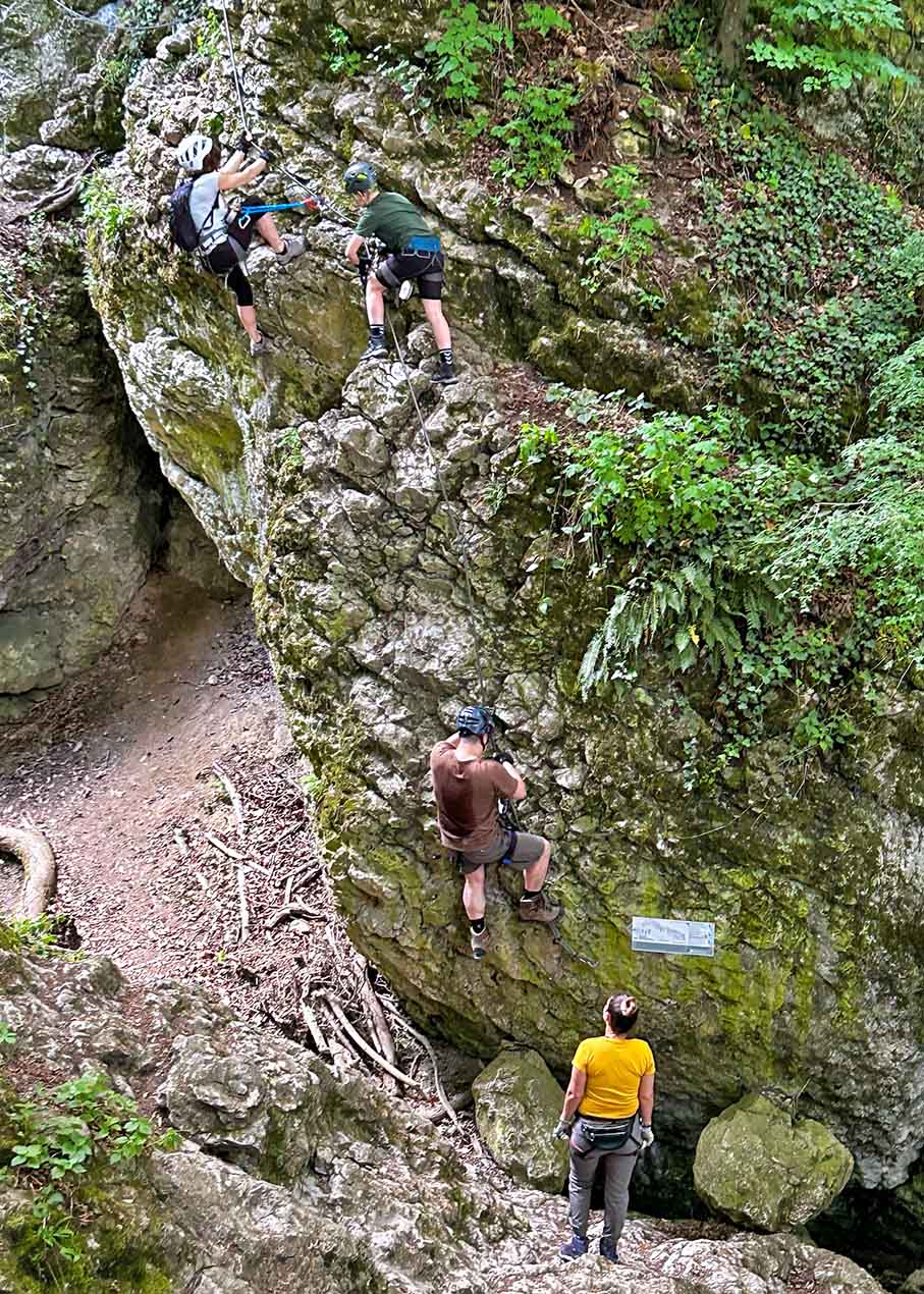 Csesznek - Via ferrata