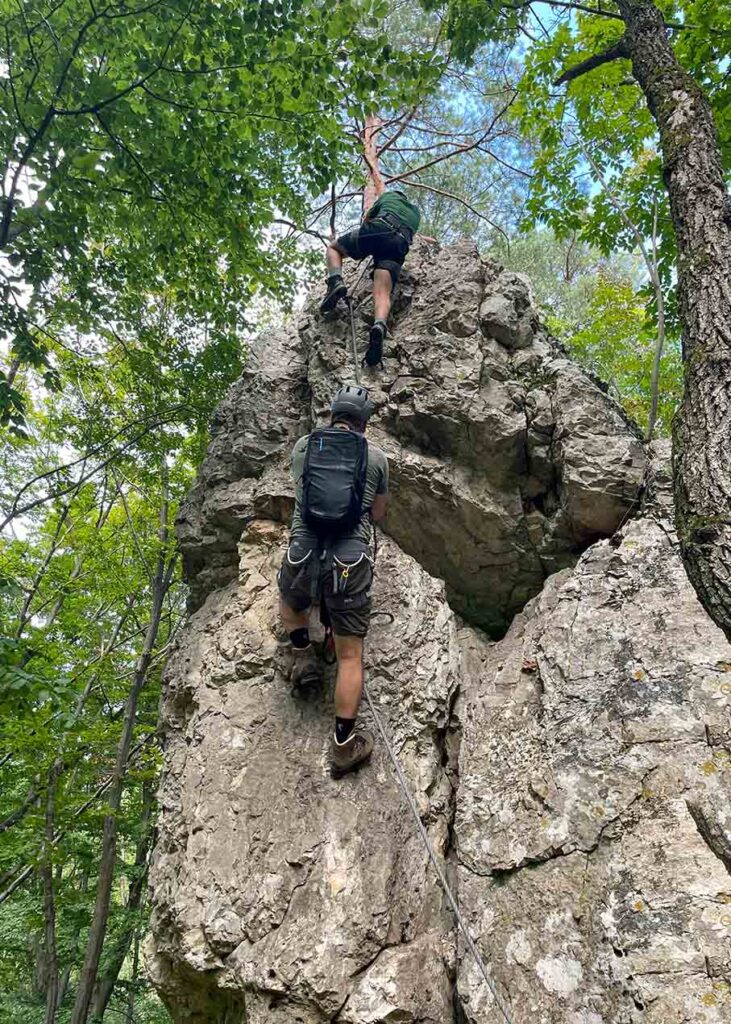 Cuha-völgy - Via ferrata