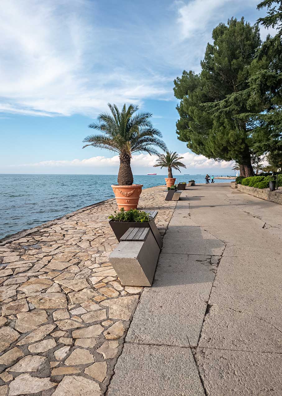 Izola tengerparti sétánya