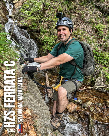 HZS ferrata C útvonal a turaprogramok.hu bemutatkozó oldalán