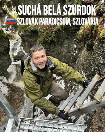 Suchá Belá téli szurdoktúra a turaprogramok.hu bemutatkozó oldalán