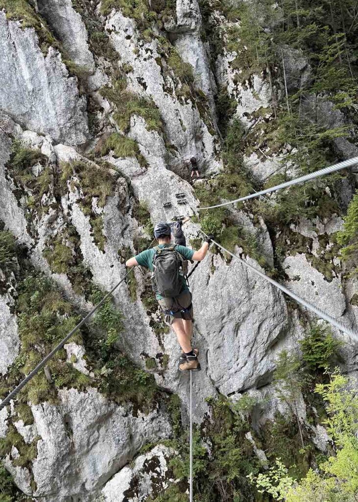 Ottos Sonnenplatten - Falkenstein Klettersteig - Via ferrata