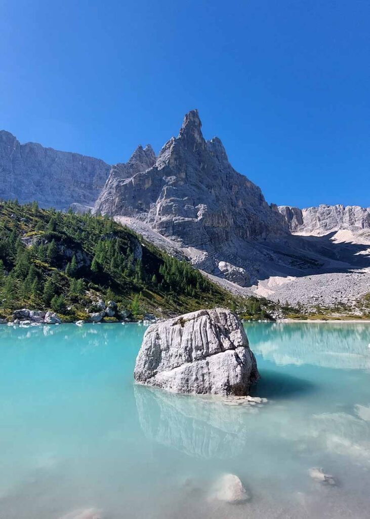 Sorapis-tó (Lago di Sorapis) – túra a Passo Tre Croci hágótól